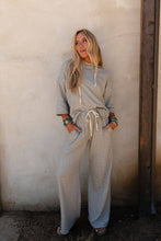 Arianna Top And Pant Set - Heather Gray: L