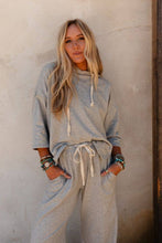 Arianna Top And Pant Set - Heather Gray: L