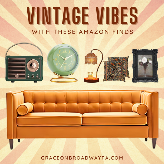 Vintage Vibes with these Amazon Finds