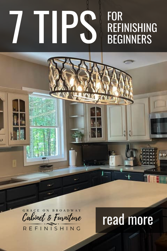 7 Tips for Refinishing Beginners - Revamping Your Kitchen with Sea Serpent and Mindful Grey Wood Coating