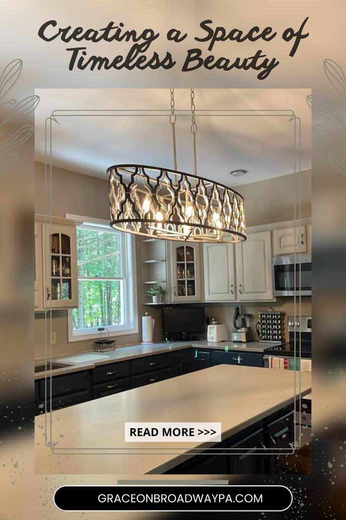 Creating a Space of Timeless Beauty Featuring a Kitchen Refinished in Mindful Grey and Sea Serpent Wood Coating