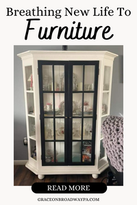 Breathing New Life To Furniture Featuring Milesi Wood Coatings in West highland White and Inspired By U Integrity