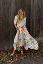Swing Of Things Pocketed Midi Skirt - Floral: XL