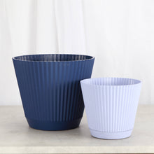 Decorative Ruffled Pot for Plants - 4" and 6" Options: Chocolate / 6"