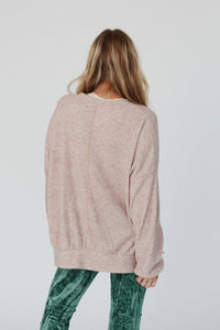 Brayden Oversized Pullover - Sand: L