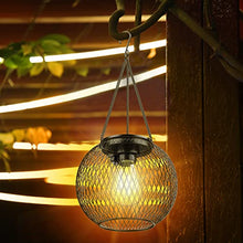 Solar Lantern Outdoor Waterproof, KagoLing Upgraded Hanging Solar Lights Outdoor Garden Decorations Decorative Lighting Solar Powered Waterproof Tree Lantern for Garden Yard Patio Pathway, 2 Pack
