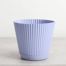 Decorative Ruffled Pot for Plants - 4" and 6" Options: Navy / 6"