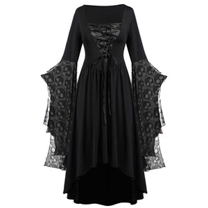 Halloween Costumes Woman 2024 Plus Size Gothic Dress Lady Darkness Costumes Witch Dress Vintage Halloween Outfits Halloween Costumes Woman 2024 Witch Dress Gothic Dress Lady Darkness Costumes