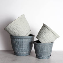 Rustic Planter for Houseplants, Multiple Sizes: Green / Small