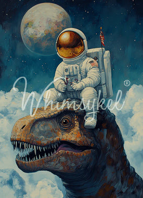 Astronaut Dreams |18lb Decoupage Tissue Paper | 21x29 in