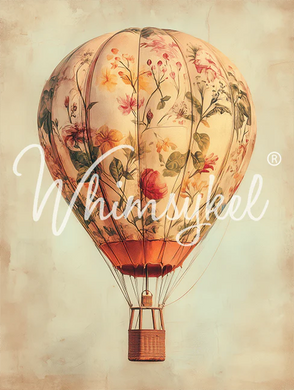 Botanical Balloon | 18 lb Decoupage Tissue Paper | 21x29 in