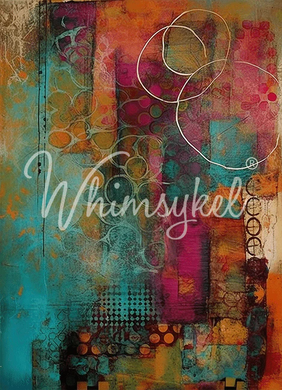 Colorful Echoes | 18 lb Decoupage Tissue Paper | 21x29 in