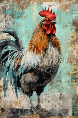 Hues & Feathers | 18 lb Decoupage Tissue Paper | 21x29 in