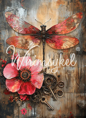 Stocked Item – Ready to Ship! Industrial Bloom | 18 lb Decoupage Tissue Paper | 2 Sizes