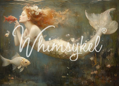 Mermaid Kisses | 18 lb Decoupage Tissue Paper | 2 Sizes