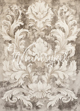 Neutral Baroque |18lb Decoupage Tissue Paper | 21x29 in