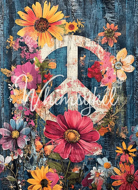 Petals of Peace |18lb Decoupage Tissue Paper | 21x29 in