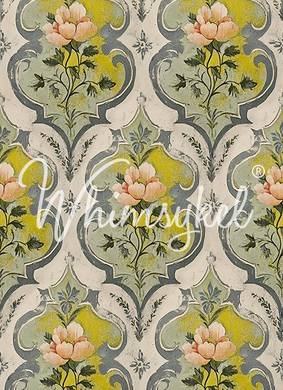 Romantic Fleurs | 18 lb Decoupage Tissue Paper | 21x29 in