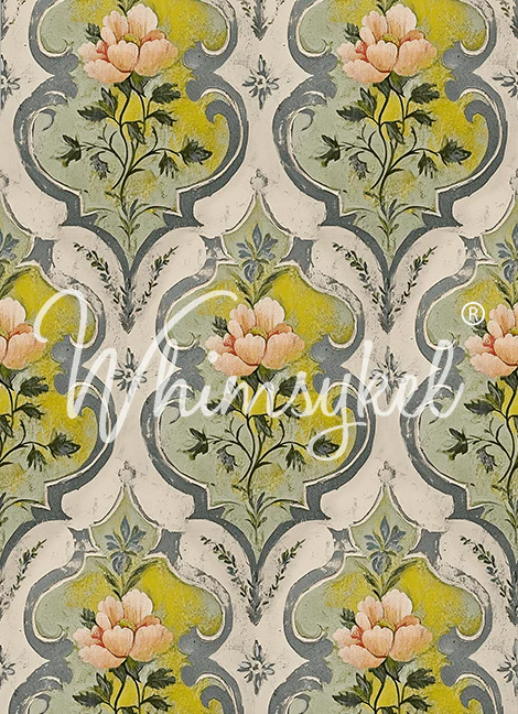 Romantic Fleurs | 18 lb Decoupage Tissue Paper | 21x29 in