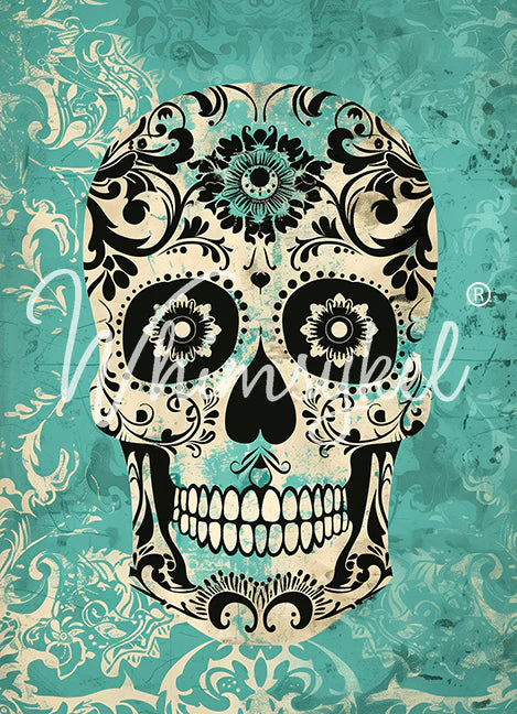 Skully | 18 lb Decoupage Tissue Paper | 21x29 Inches