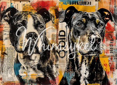 Newsprint Boys | 18 lb Decoupage Tissue Paper | 21x29 in
