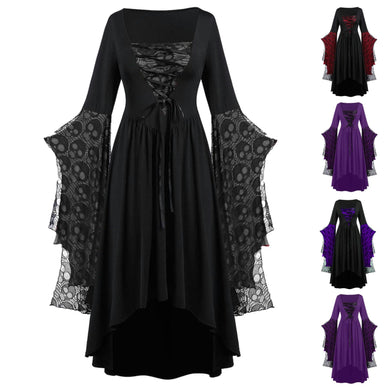 Halloween Costumes Woman 2024 Plus Size Gothic Dress Lady Darkness Costumes Witch Dress Vintage Halloween Outfits Halloween Costumes Woman 2024 Witch Dress Gothic Dress Lady Darkness Costumes