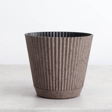 Decorative Ruffled Pot for Plants - 4" and 6" Options: Navy / 6"