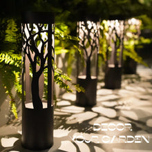 PUMPSUN 4Pack Solar Pathway Lights Outdoor, Landscape Lighting Dust to Dawn Solar Lights for Garden Decor, Metal Path Lights Solar Powered Lights for Yard Lawn Patio Walkway Warm Yellow