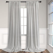 Light Grey Curtains 96 Inches Long for Living Room 2 Panels Back Tab Pocket Airy Flowy Lightweight Semi Sheer Linen Gray Curtains for Boys Bedroom Dining Country Chic Decoration 52x96 Inch Length 8 FT