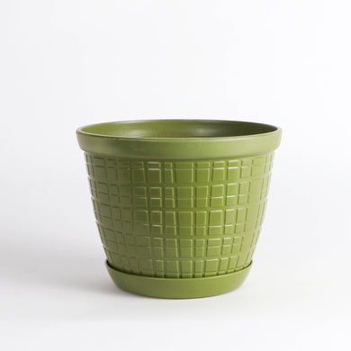 Rustic Planter for Houseplants, Multiple Sizes: Green / Small