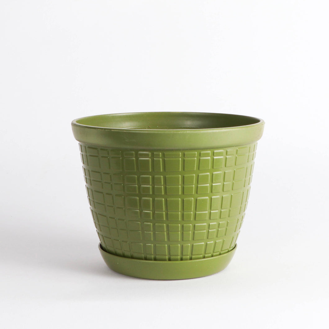 Rustic Planter for Houseplants, Multiple Sizes: Green / Small