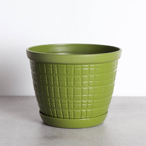 Rustic Planter for Houseplants, Multiple Sizes: Green / Small