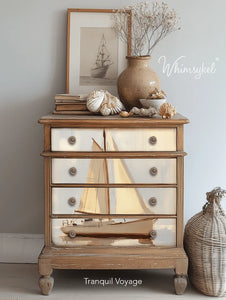 Tranquil Voyage | 18 lb Decoupage Tissue Paper | 21x29 in