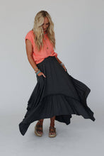 Forever Beauty Maxi Skirt - Charcoal: XL