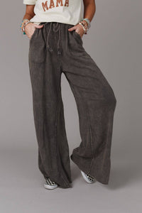 Relaxing Robin Wide Leg Pant - New Charcoal: XL
