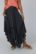 Forever Beauty Maxi Skirt - Charcoal: XL