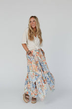 Swing Of Things Pocketed Midi Skirt - Floral: XL
