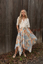 Swing Of Things Pocketed Midi Skirt - Floral: XL