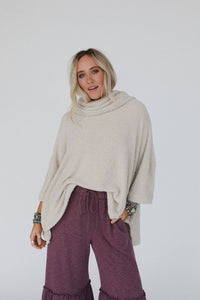 Hartlie Sweater Top - Seashell: L