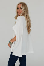 Moon Glow Texture Knit Top - Off White: L