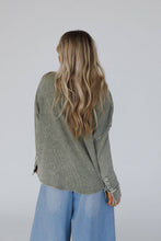 Cool Comfort Henley Top - Olive: L
