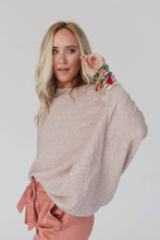 Fly With Me Batwing Sleeve Knit Sweater - Sand: L