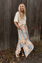 Swing Of Things Pocketed Midi Skirt - Floral: XL