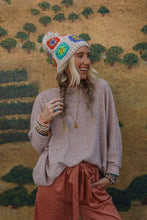 Fly With Me Batwing Sleeve Knit Sweater - Sand: L