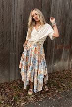 Swing Of Things Pocketed Midi Skirt - Floral: XL