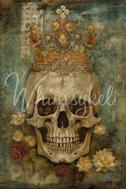 Skull Queen | 18 lb Decoupage Tissue Paper | 21x29 in