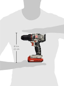 PORTER-CABLE 20V MAX* Cordless Drill / Driver Kit, 1/2-Inch (PCC606LA)