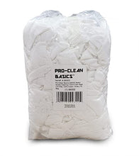 Pro-Clean Basics A99300 Select Quality Cleaning T-Shirt Cloth Rags, Lint Free, White, 3 lb Bag