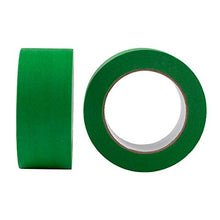 Lichamp 4 Pack Green Painters Tape 2 inch Wide, Medium Adhesive Green Masking Tape Bulk Multi Pack, 2 inch x 55 Yards x 4 Rolls (220 Total Yards)