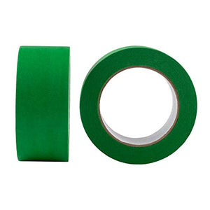 Lichamp 4 Pack Green Painters Tape 2 inch Wide, Medium Adhesive Green Masking Tape Bulk Multi Pack, 2 inch x 55 Yards x 4 Rolls (220 Total Yards)